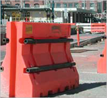 Tall Plastic Jersey Barrier