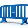 Plastic blue barrier