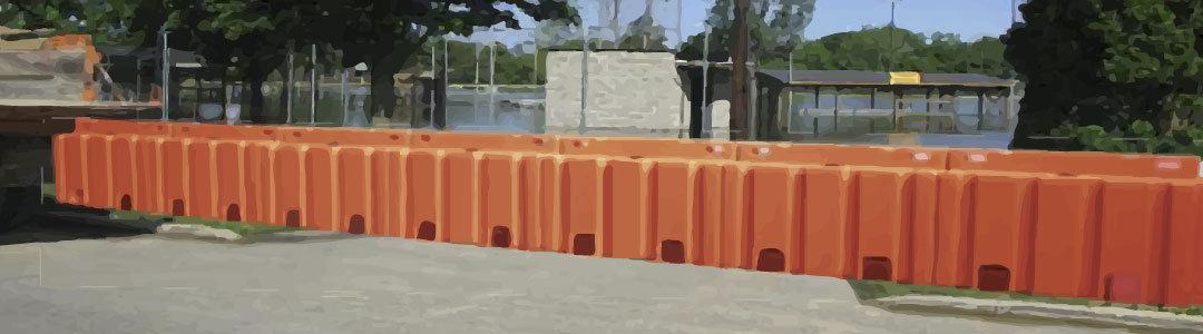 Interlocking plastic jersey barriers