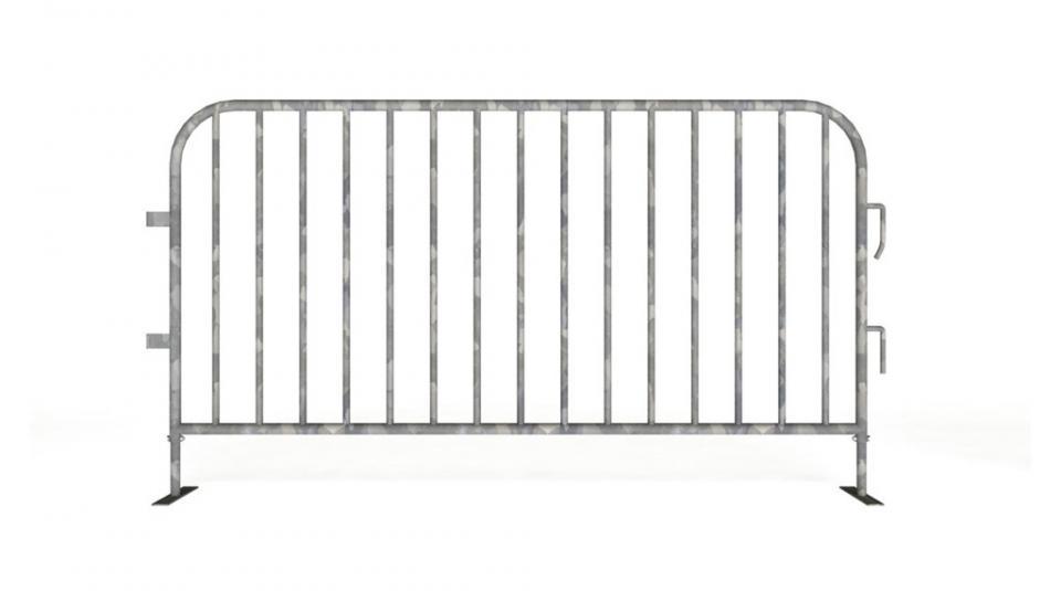 2 meter steel barrier