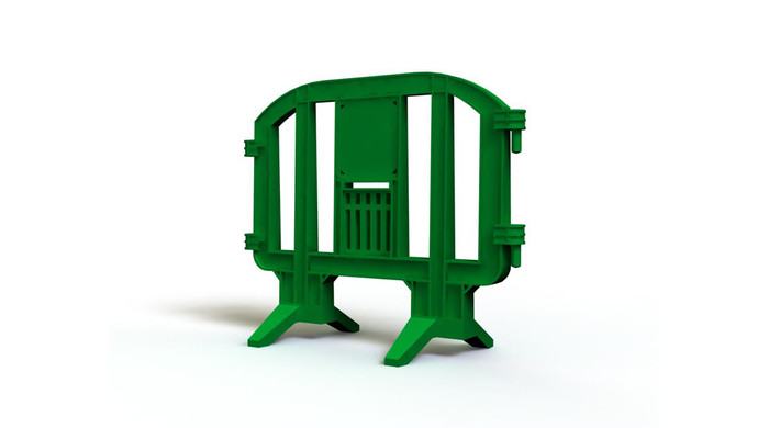 Green LineEx plastic barrier