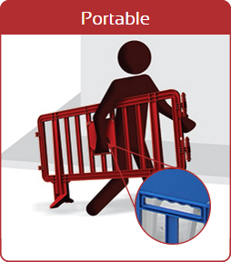 Plastic Pedestrian Barriers