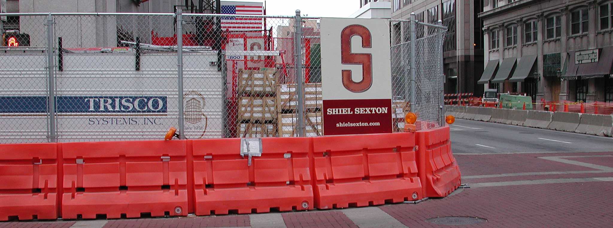 Barricades Near Road - Indianapolis